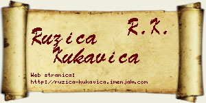 Ružica Kukavica vizit kartica